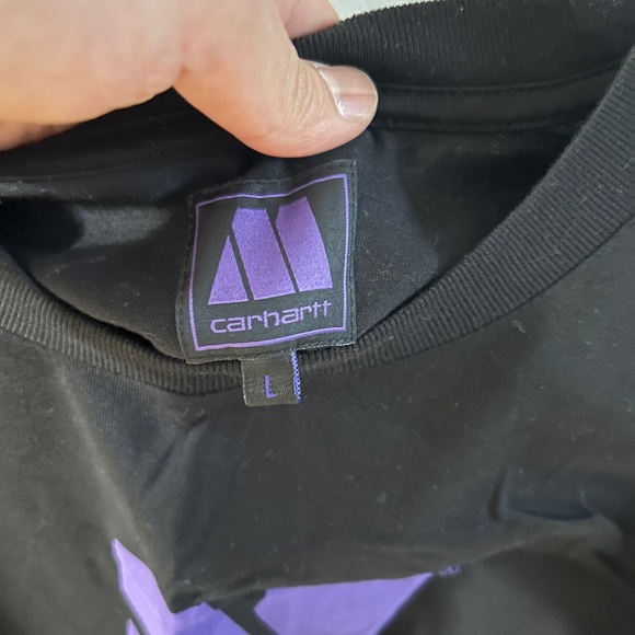 Cardhartt WIP Black T Shirt - Large - Picture 3 of 4